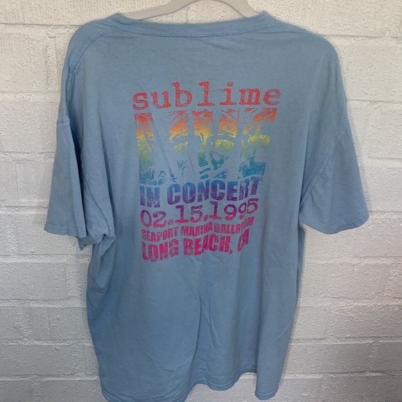 Sublime 1995 Tour Blue Short Sleeve Shirt size Large - Picture 5 of 5